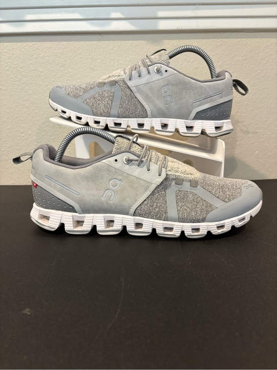 On Running Shoes - On Cloud 5 Terry Womens 10.5 Grey Running Shoes Sneakers 59.98911 Athletic